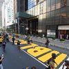 New Yorkers Paint Giant Black Lives Matter Mural In Front Of Trump Tower In Manhattan